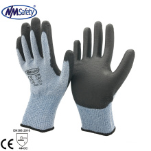 NMSAFETY порезостойкие уровень 5 вкладыш ПЭВД с полиуретановым покрытием безопасности перчатки 